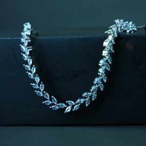 KARA LEAFY DIAMOND NECKLACE SET