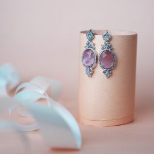 KARA PINK GRACE EARRINGS