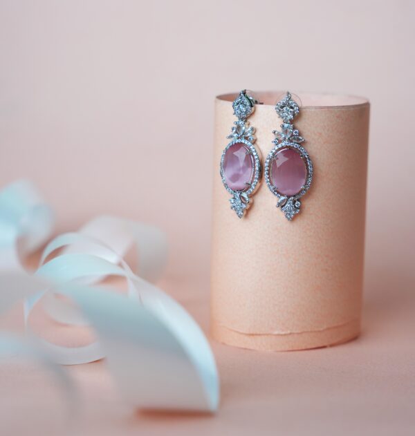 KARA PINK GRACE EARRINGS