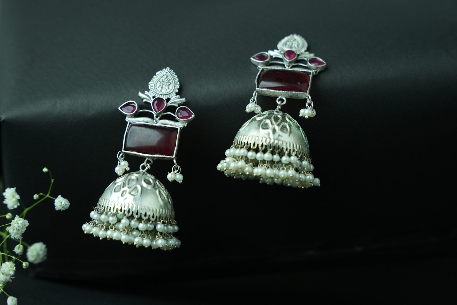 KARA ANARKALI JHUMKI EARRINGS - Image 3