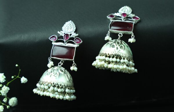 KARA ANARKALI JHUMKI EARRINGS