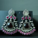 KARA VINTAGE GLOW PINK EARRINGS