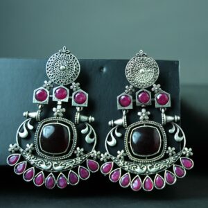 KARA VINTAGE GLOW PINK EARRINGS