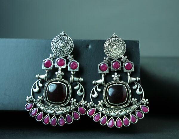 KARA VINTAGE GLOW PINK EARRINGS