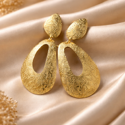 KARA GOLD DANGLE EARRINGS