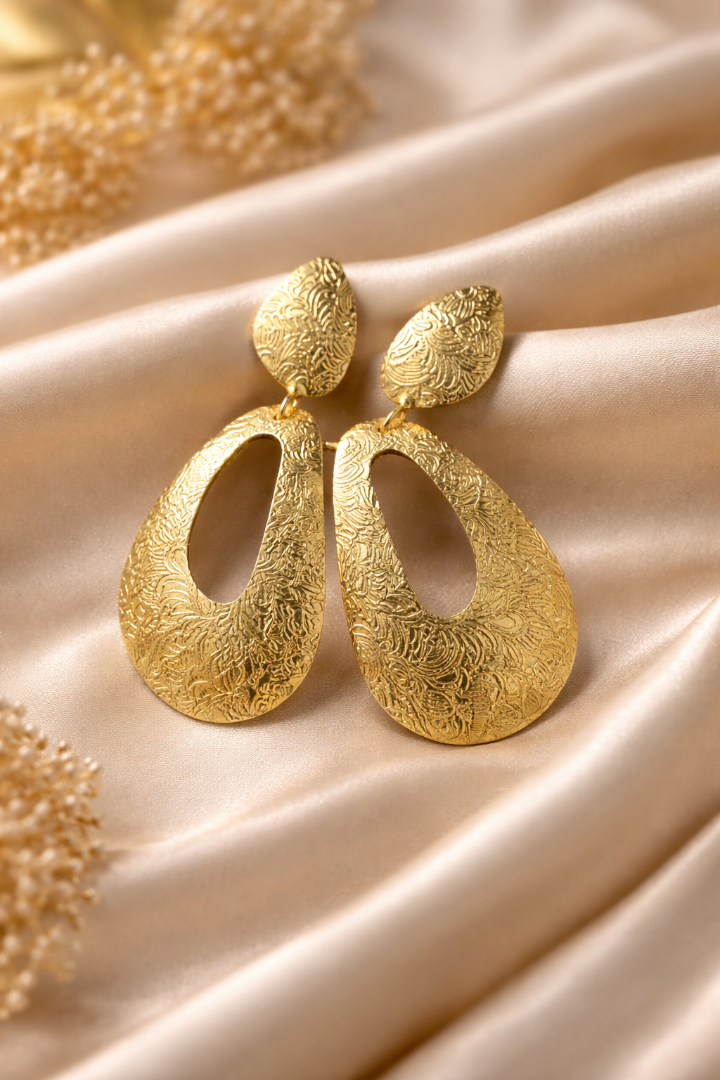 KARA GOLD DANGLE EARRINGS